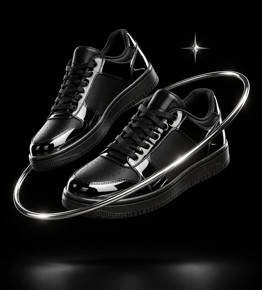 Illustrative sneakers products; products are not included